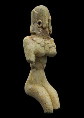 Indus Valley Mehrgarh Pottery Fertility Idol, ca. 3500 to 2800 BCE, Indian. Ancient Central Asia 
