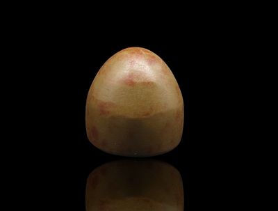 Dome-shaped Ancient Islamic Stone Gaming Piece, Nishapur, Iran. This dome-shaped ancient Islamic 