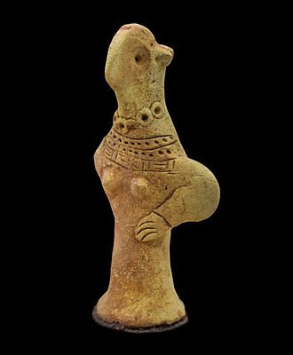 Indus Valley Terracotta Figurine of a Fertility Goddess, 2500 BCE - 2000 BCE, Indian. Indus 