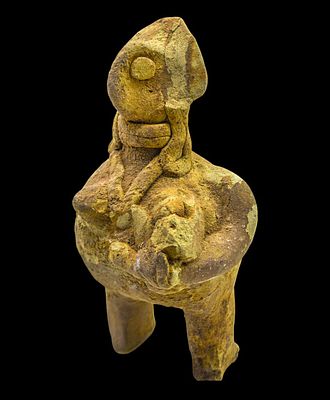 Ancient Indus Valley Terracotta Mother Goddess Figurine – Mohenjo Daro, Indian. This Terracotta 