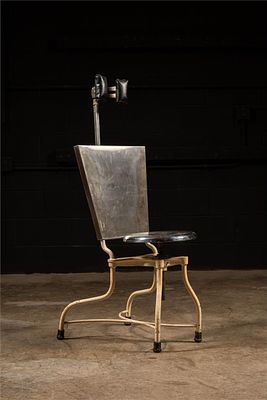 Antique Medical Exam Chair. Item SKU: 5714 c. 1930s-1940s; Ritter Dental Manufacturing Co. - 