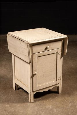 Early American Chippy Sideboard Cabinet. Item SKU: 6756 c. early 1900s rustic sideboard cabinet 