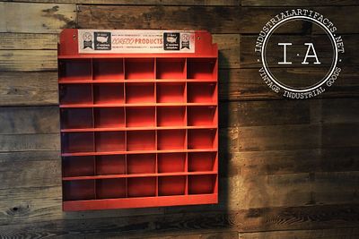 Coreco Wall Mounted Storage Display. Item SKU: 102486 This metal display rack is meant to be 