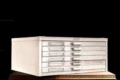 c. 1930 Multigraph Typeset Cabinet. Item SKU: 104567 This vintage cabinet once housed a number 