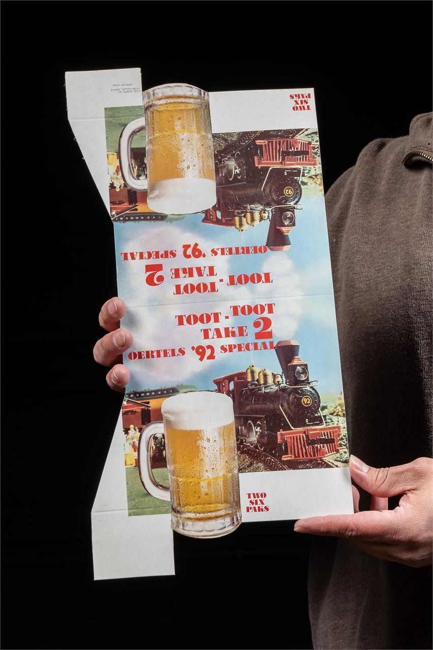 Lot 155: NOS Oertels 92 Special Beer Cardstock Ad 2