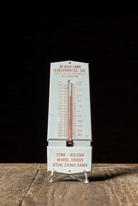 Lot 235: DeKalb Lawn & Equipment Co Promotional Thermometer