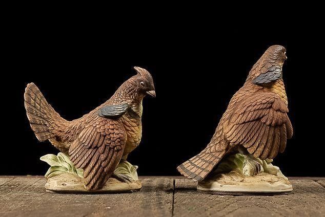 Lot 255: Ruffed Grouse Male and Female Pair by Lefton China