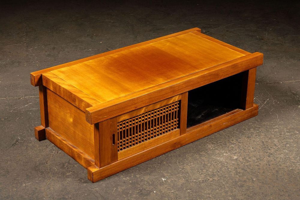 Lot 274: MCM Japanese-Inspired Tansu-Type Cabinet