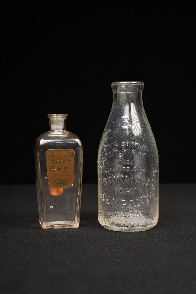 Lot 342: Lot of Two Vintage Dairy Bottles