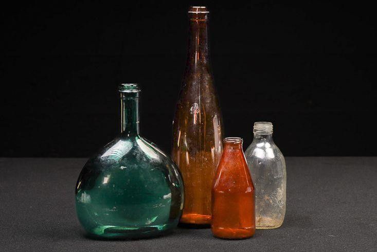 Lot 343: Lot of Four Vintage Glass Bottles