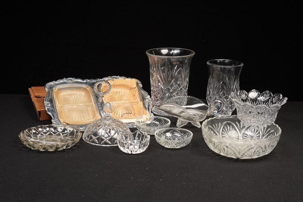 Lot 348: Lot of Vintage Mixed Crystal Tableware