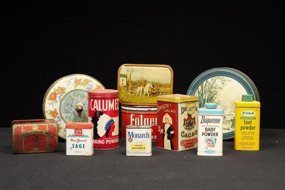 Lot 358: Lot of 11 Vintage Advertising & Spice Tins