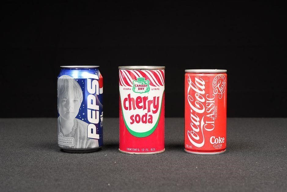 Lot 359: Lot of Three Vintage Soda Cans