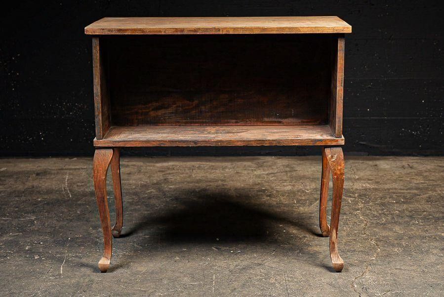 Lot 361: Vintage Cabriole Leg Sewing Table