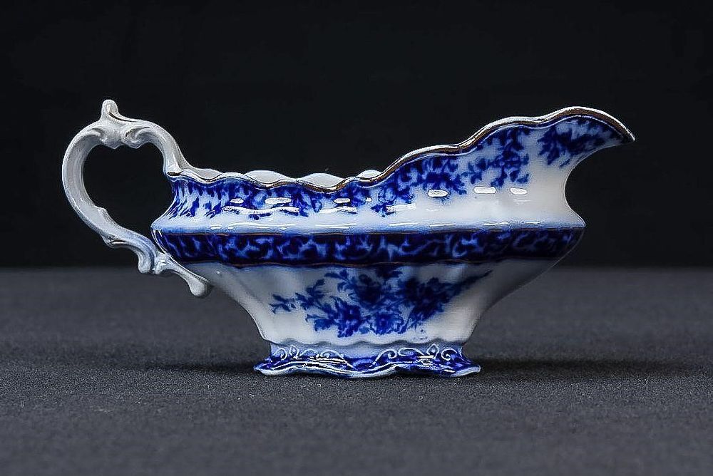 Lot 442: Victorian "Touraine" Alcock Gravy Boat