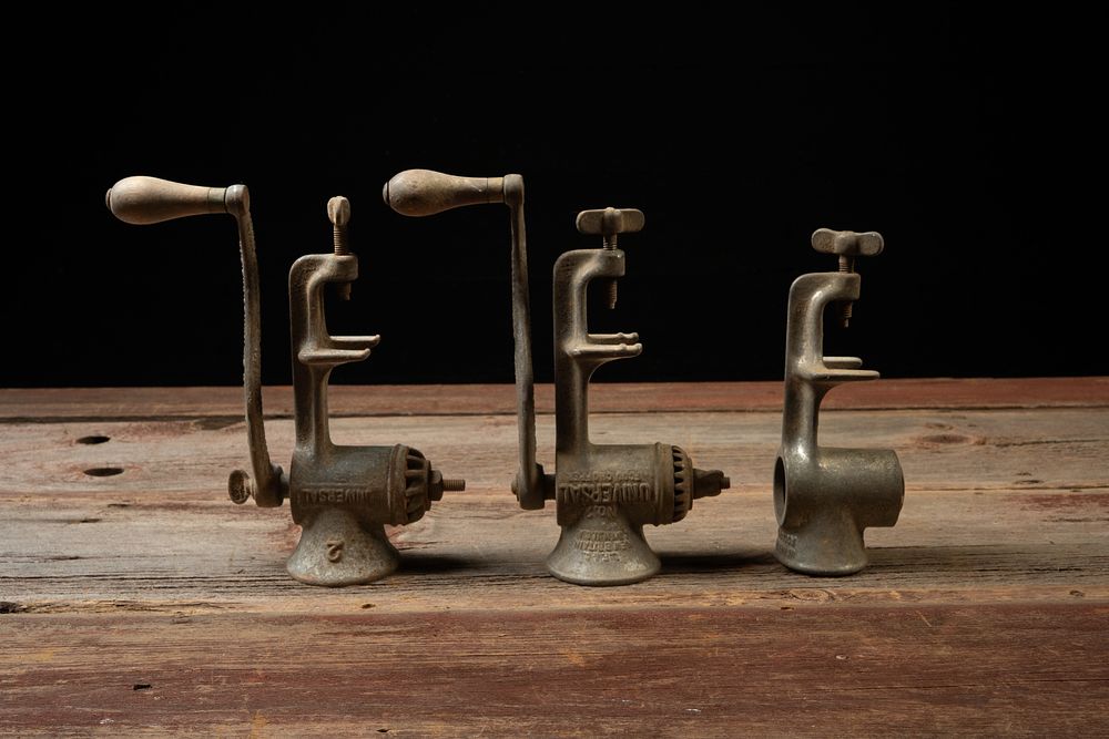 Lot 154: 3 Enterprise Universal No. 2 Food Choppers