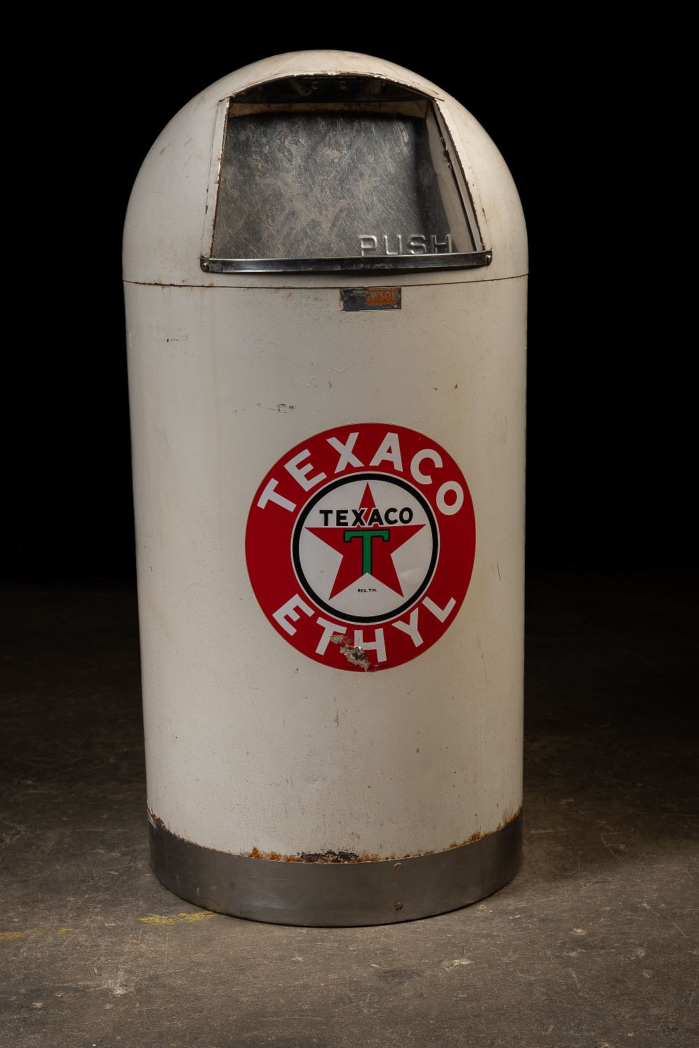 Lot 221: Texaco Ethyl Service Station Trash Can