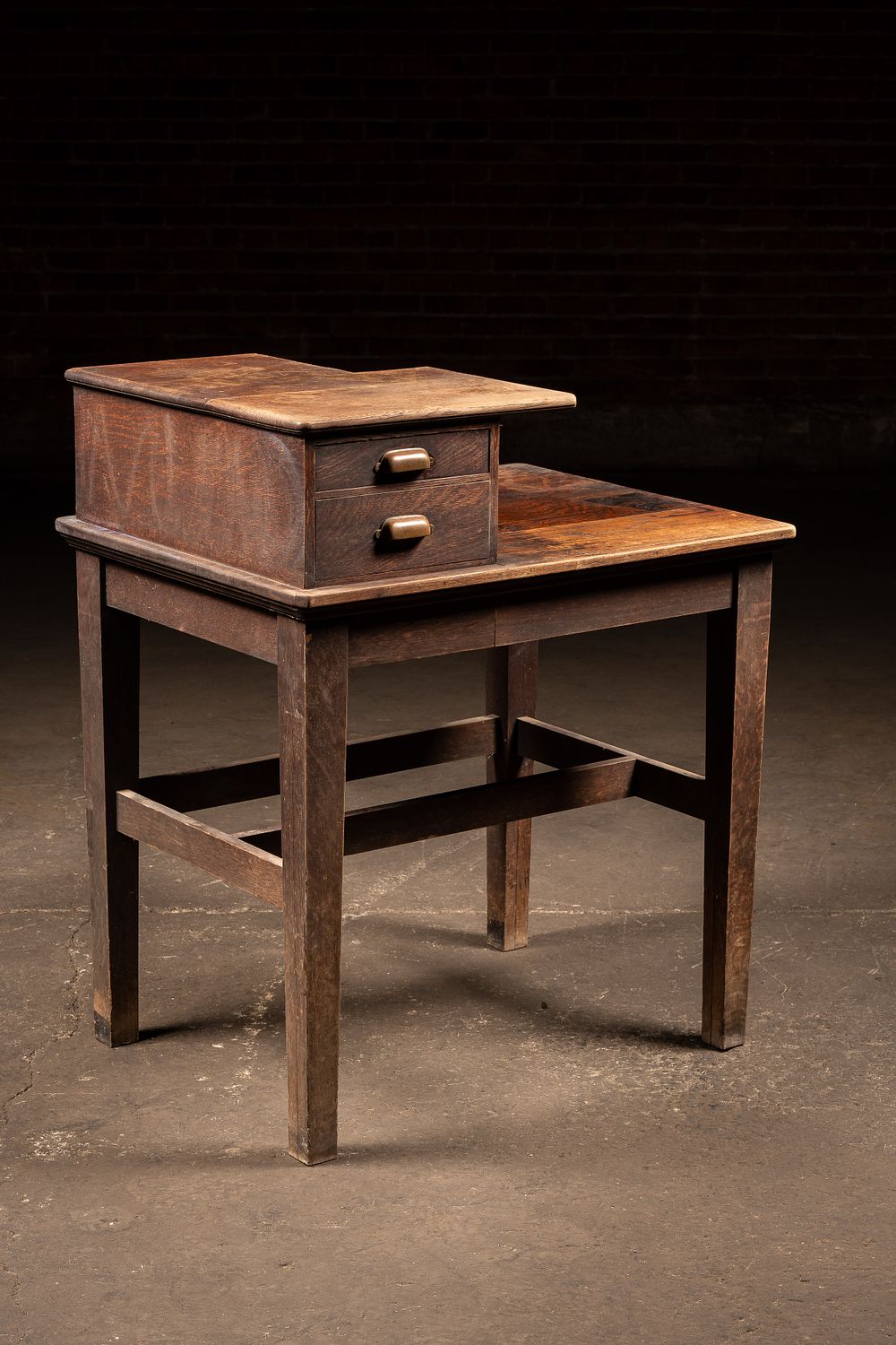 Lot 228: Antique Quartersawn Oak Cash Register Stand