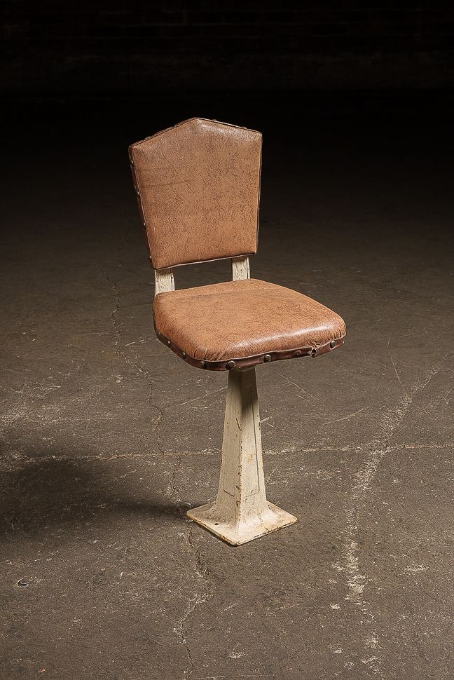 Lot 239: Antique Soda Fountain Stool