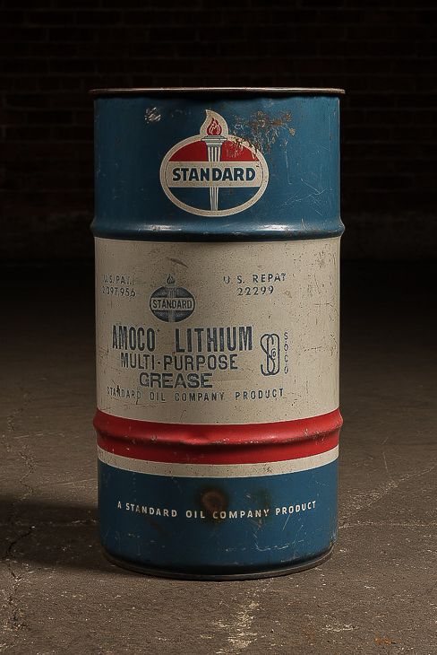 Lot 252: Standard Oil / Amoco Lithium Grease Drum
