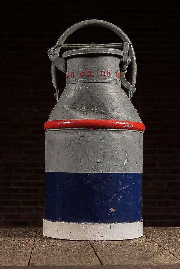 Lot 258: Standard Oil Company, Indiana, Milk Can