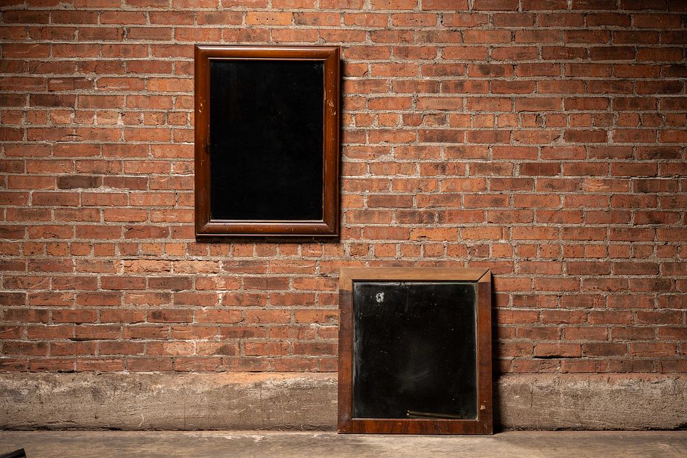 Lot 282: Lot of Two Vintage Mirrors