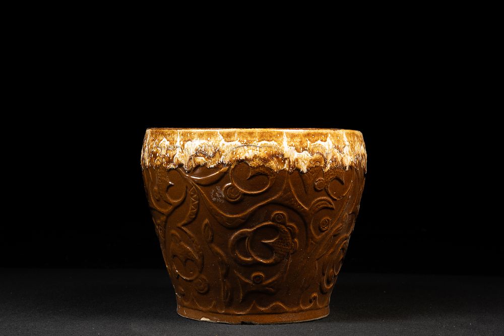 Lot 313: Ransbottom Roseville Ceramic Jardinière No. 1420