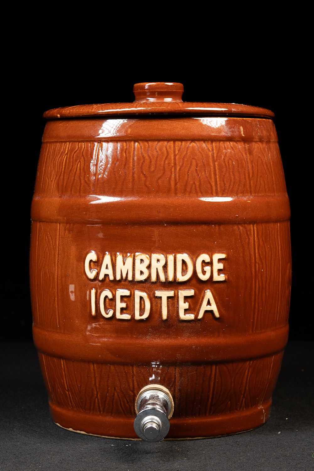 Lot 314: Cambridge Iced Tea Stoneware Beverage Dispenser