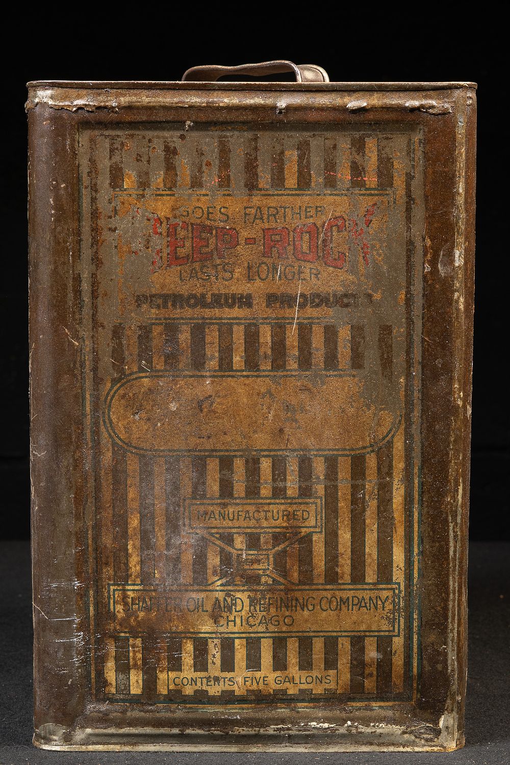 Lot 316: Antique Deep Rock Petroleum Products 5-Gal. Can