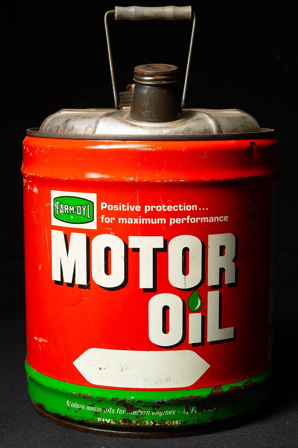 Lot 322: Vintage Farm-Oyl Motor Oil Can