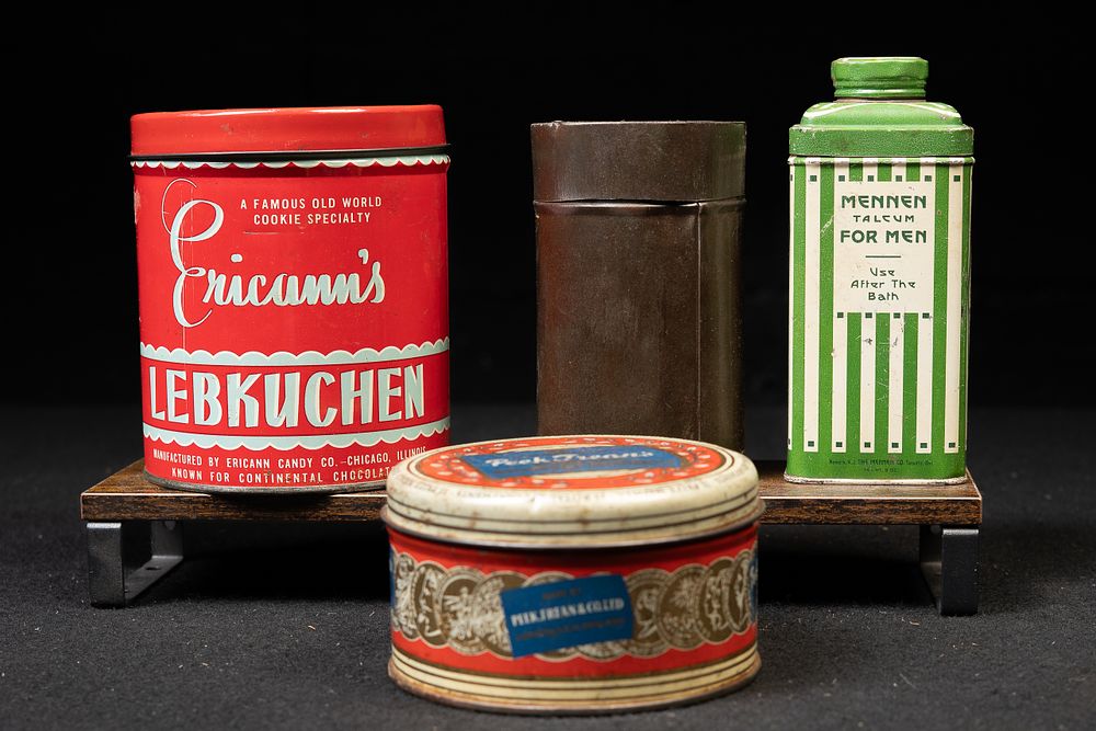 Lot 336: Four Assorted Vintage Advertising Tins