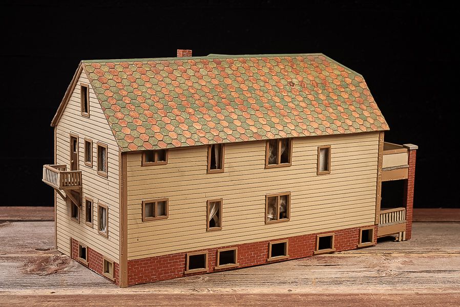 Lot 383: Hand-Built Wooden House