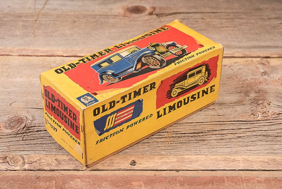 Lot 405: Old-Timer Limousine Friction Toy Car with Box