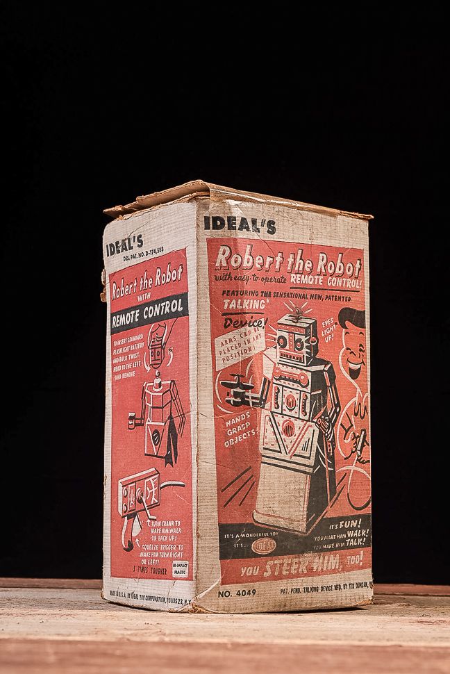 Lot 413: Robert the Robot Remote Control Toy with Box