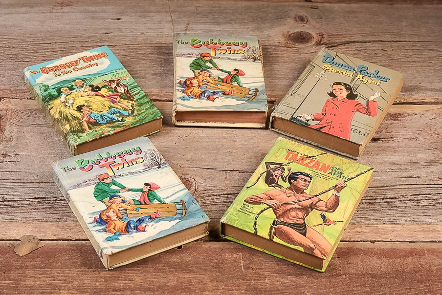 Lot 414: Lot of 5 Juvenile Adventure Books