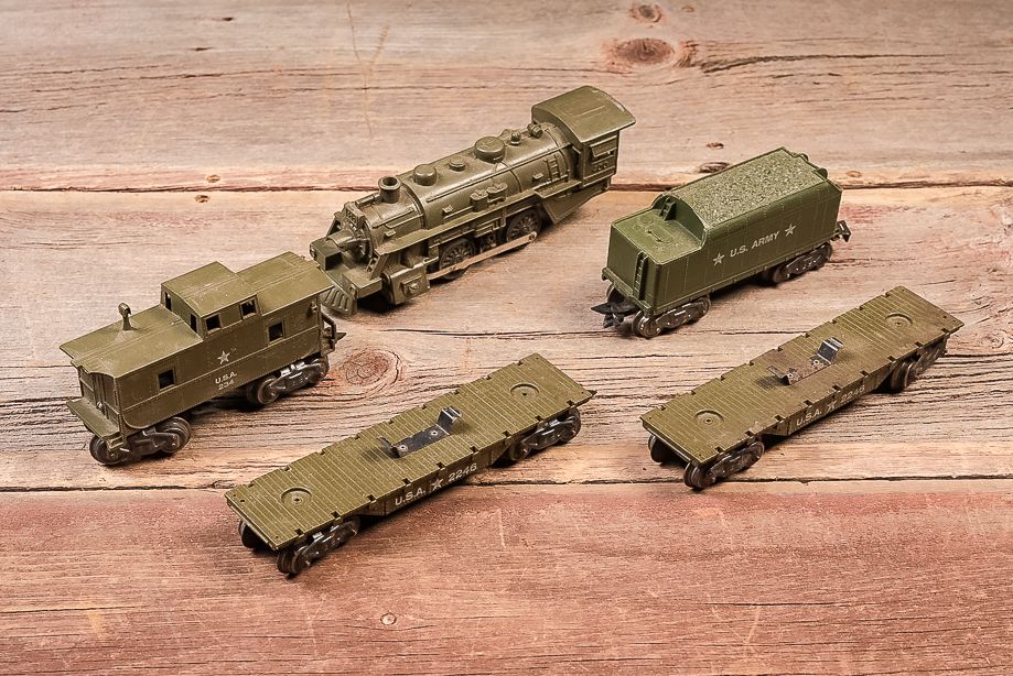 Lot 446: 5-Piece U.S. Army Military Train Set