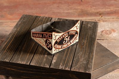 Early 20th C. -Havana Fives- Tin Litho POS Display. C-18793 c. 1910s; East Prospect Cigar Co. - 