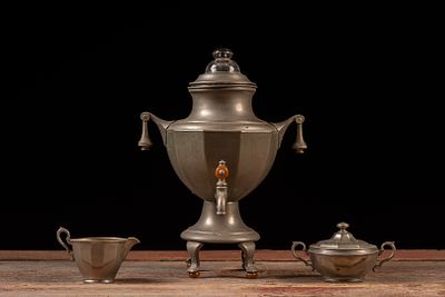 c.1920s Electric Percolator Set- Manning, Bowman. C-18877 c. 1920s; Manning, Bowman &amp; Co. - 