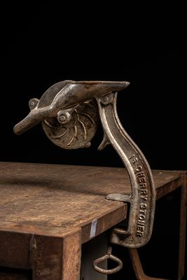 Early 20th C. Table-Mount Cherry Stoner No. 118. C-18893 c. 1910s; Enterprise Manufacturing Co. 