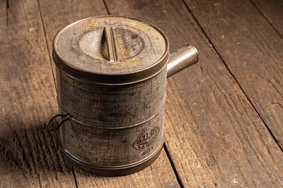 Early 20th Century 5-Cup -Duplex- Kitchen Sifter. C-18894 c. 1920s; Ullrich Tinware Co. - 