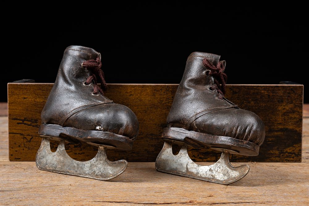Lot 5: Two Salesman Sample or Store Display Ice Skates