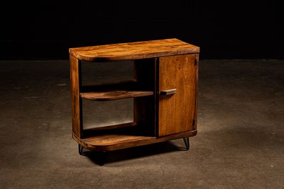 Mid Century Wooden Side Cabinet With Hairpin Legs. 4424 
This cabinet has been completely 