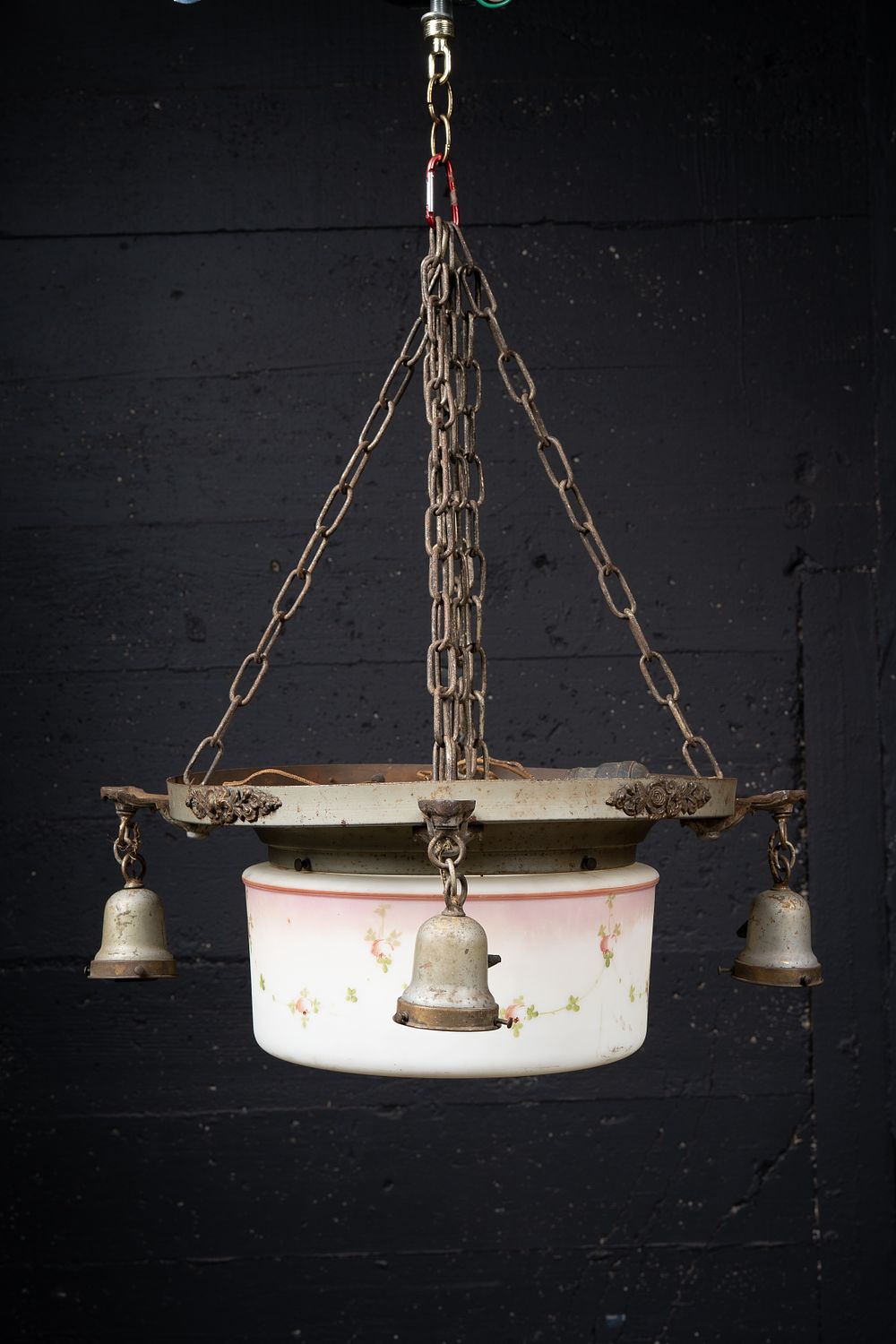Lot 109: Early 20th Century Hanging Ceiling Light Fixture