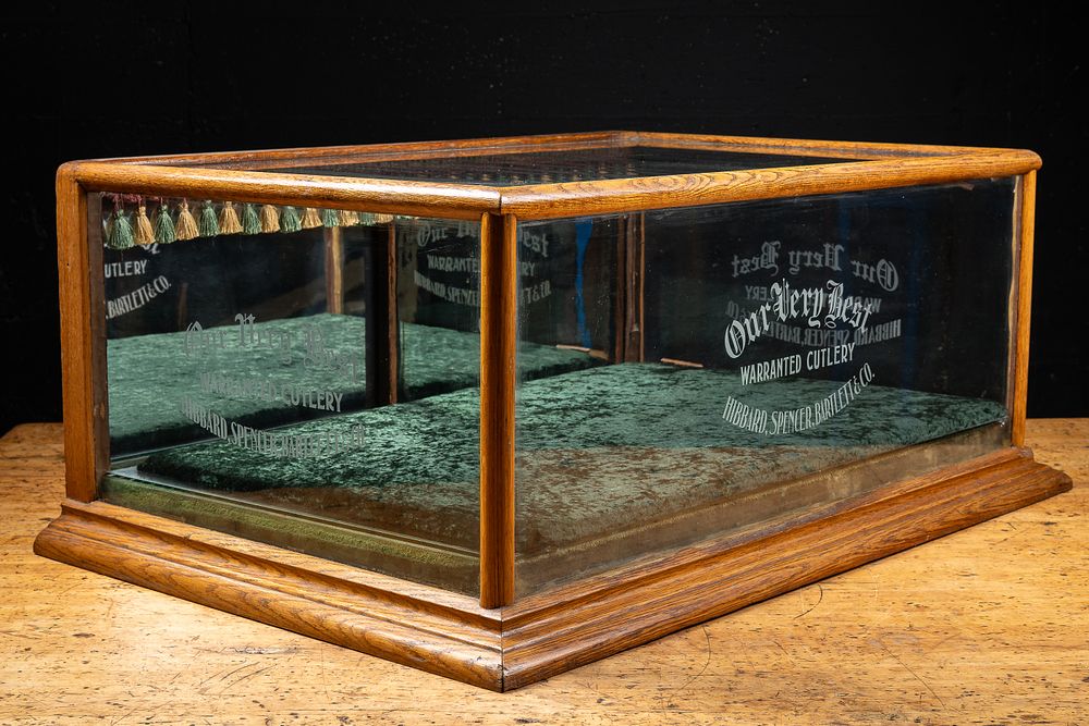 Lot 112: Hibbard, Spencer, Bartlett and Co. Display Case