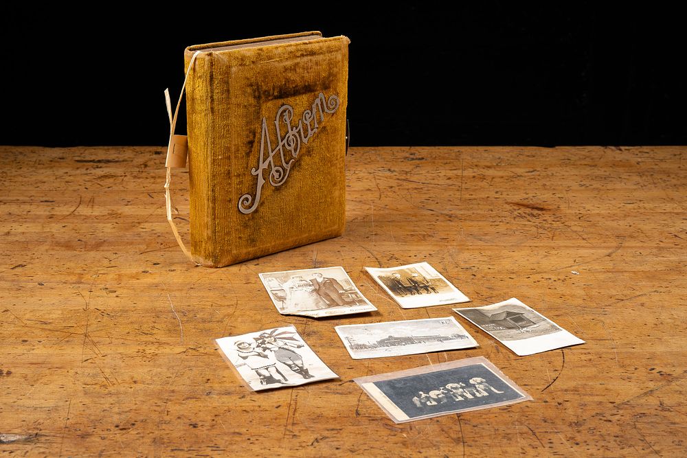 Lot 144: Victorian Photo Album and Postcard Lot