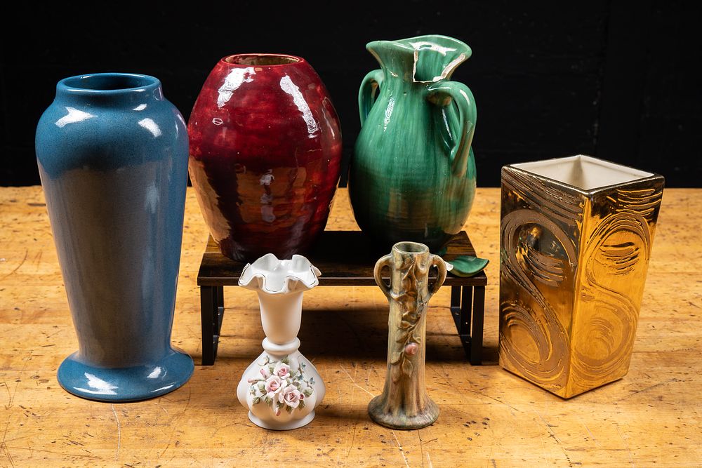 Lot 148: Lot of Mid-20th Century Ceramic Vases