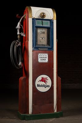 Wayne 60 Mobilgas Pump, c. 1940s–50s. C-22204 
c. 1940s-1950s Wayne gas pump with Mobilgas 