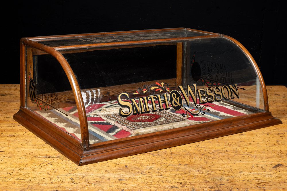 Lot 374: Smith and Wesson J.P. Harding Display Case