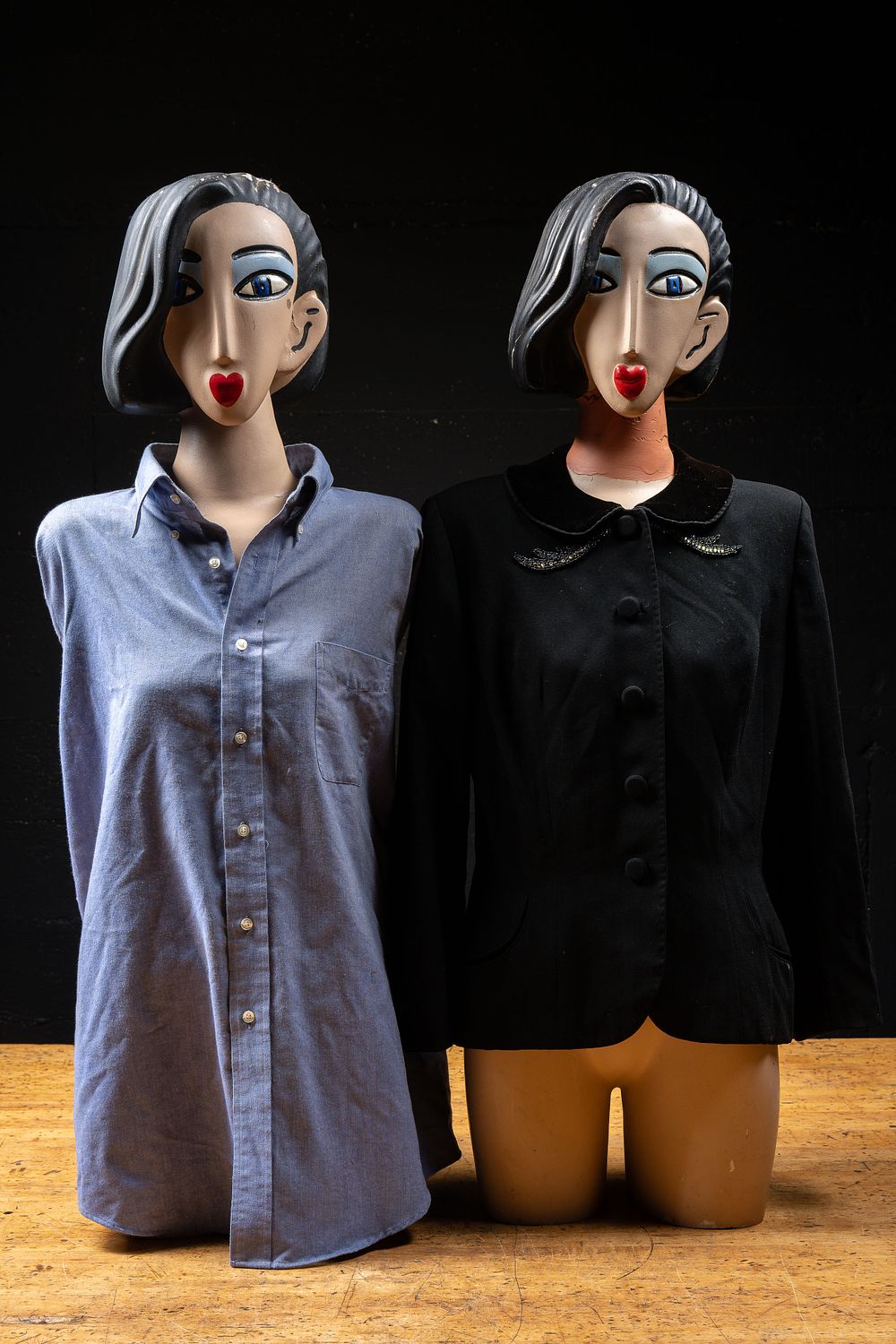 Lot 47: Pair of Stylized Female Store Display Mannequins