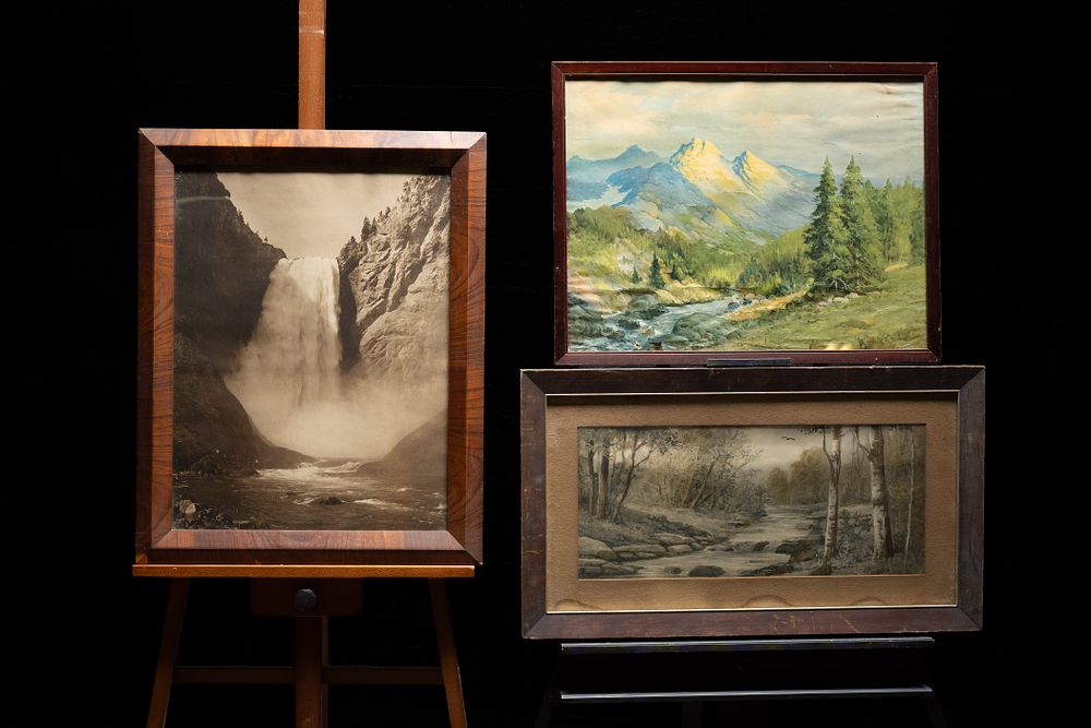 Lot 76: Three Framed Landscape Prints